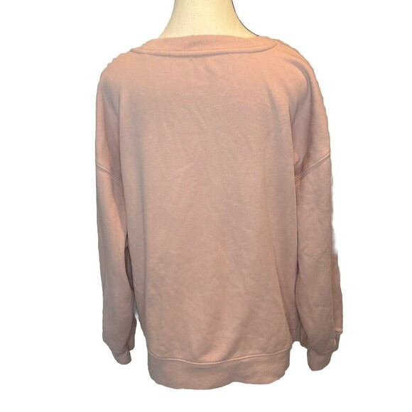 Women’s Fabletics PINK Long Sleeve Crewneck Sweatshirt Size XL - Picture 4 of 8